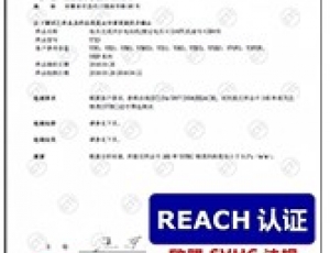 邵阳欧盟REACH报告,认证证书,低压电机reach认证